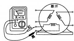 电机断路怎么检查，定子绕组短路断路检查