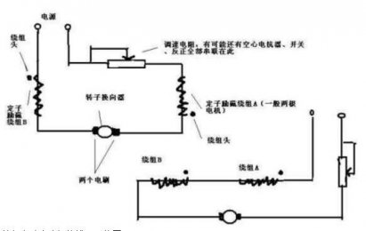 单相串励电念头接线图怎么样接220伏