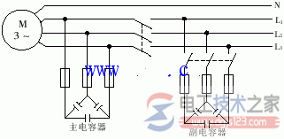 三相异步电念头改发电机接线方法图
